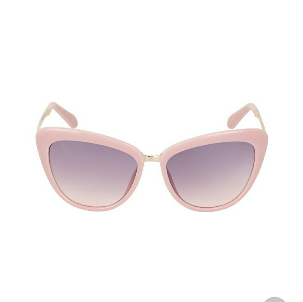 NWT Kate Spade Cissy Cat Pink Gold Sunglasses - Picture 7 of 8